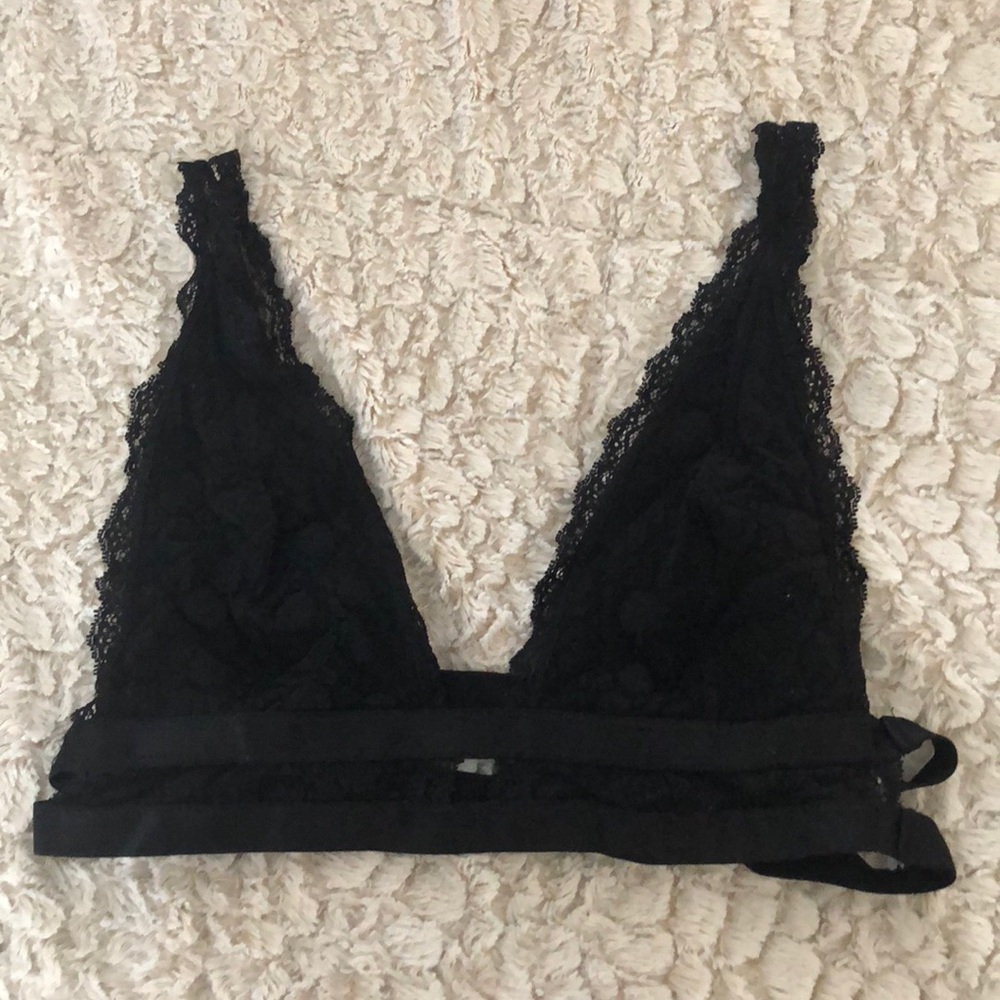 Sexy free people black bralette